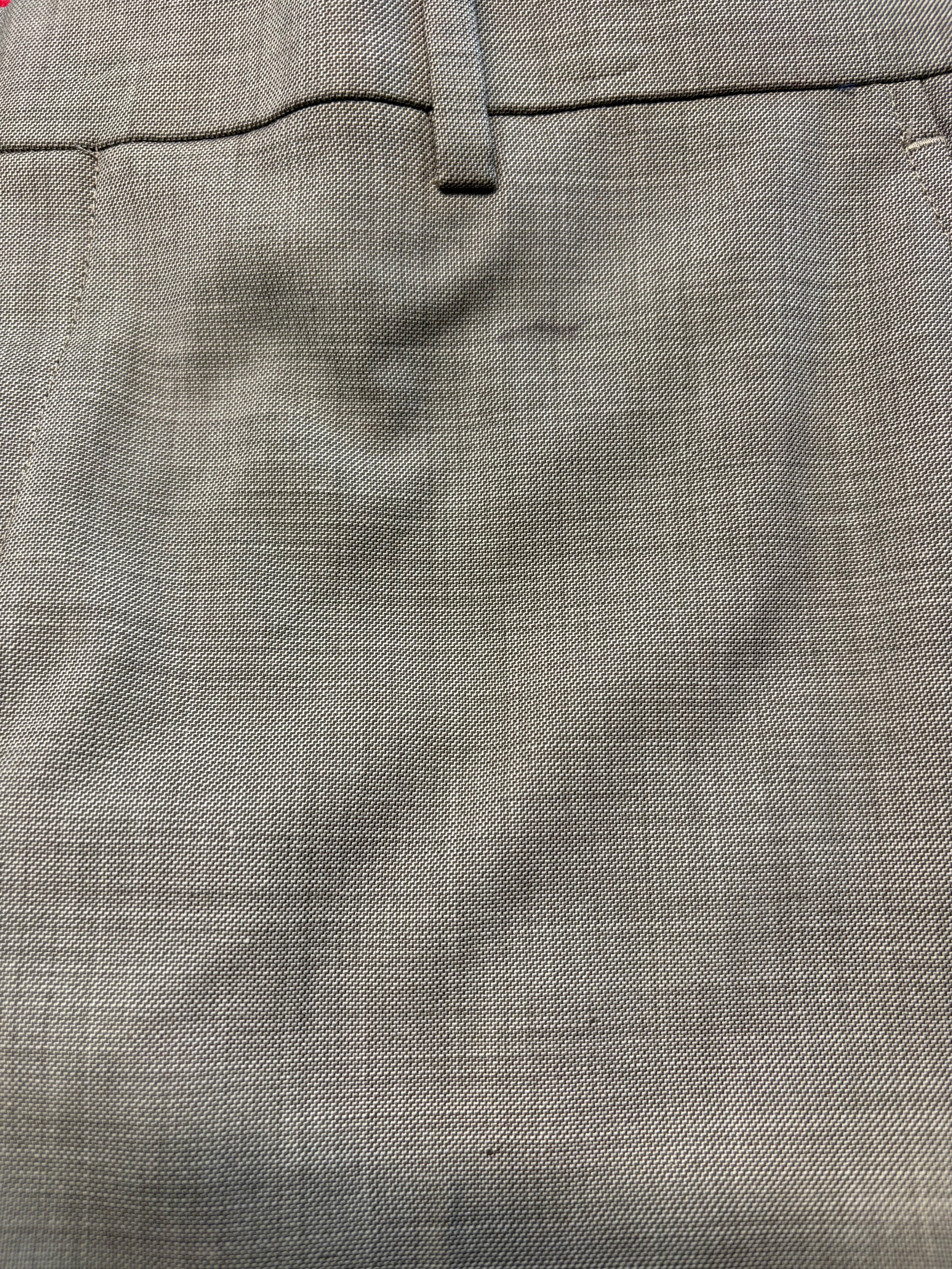 Tommy Hilfiger Mens Modern fit Wool Dress Pants 33 / 30 Tan Light Brown Solid