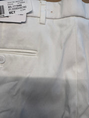 Tommy Hilfiger Mens Modern fit Dress Pants 34 / 34 White TH Flex Solid