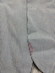 Tommy Hilfiger Mens Modern fit Seersucker Sport Coat Blazer 50 L Blue Striped