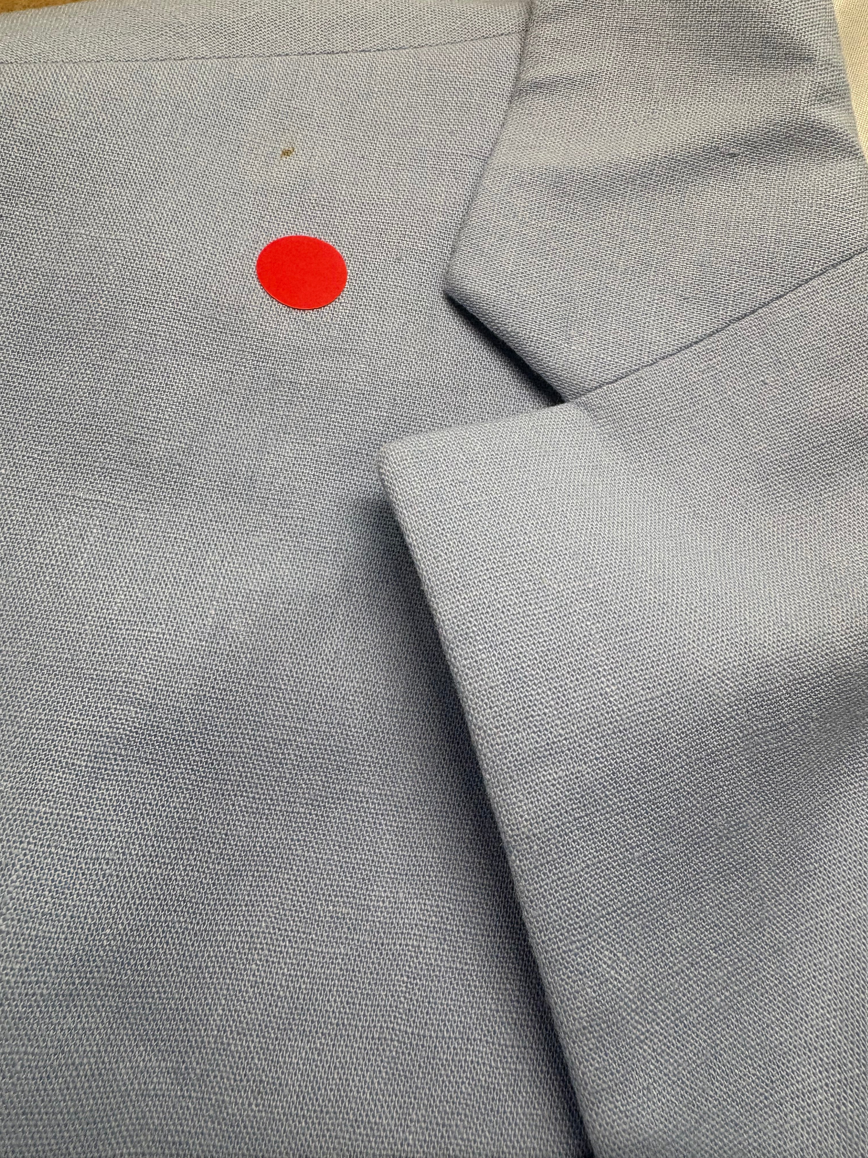 Tommy Hilfiger Mens Modern fit Linen Cotton Sport Coat Blazer 42 R Light Blue Solid