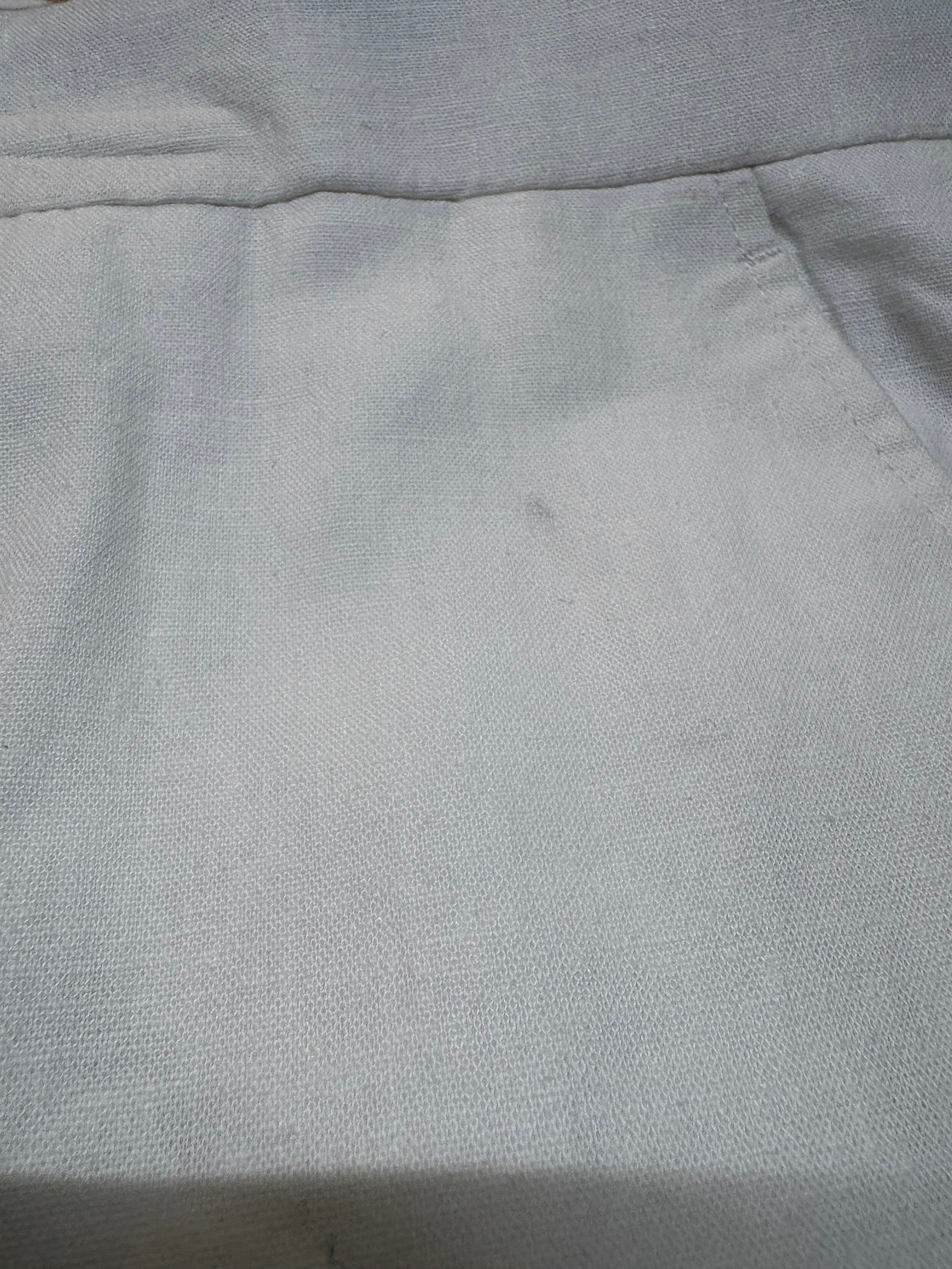 Tommy Hilfiger Mens Modern fit Linen Cotton Dress Pants 40 / 32 White Solid