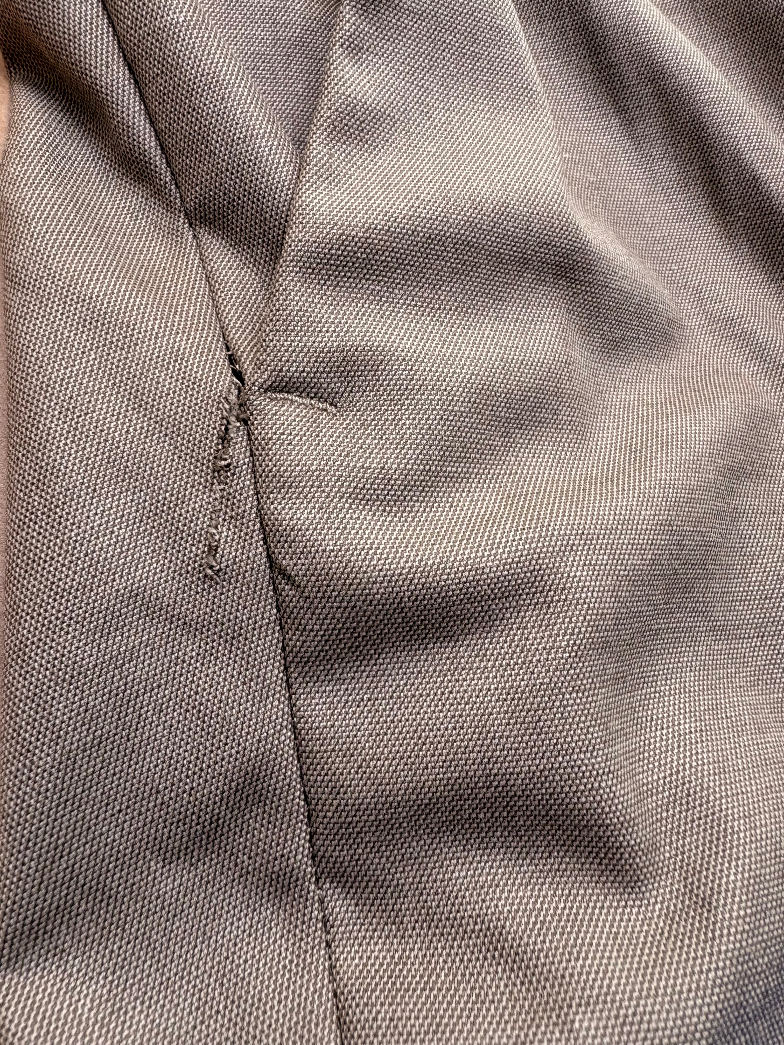 Kenneth Cole Reaction Mens Slim fit Dress Pants 36 / 30 Beige Solid Stretch