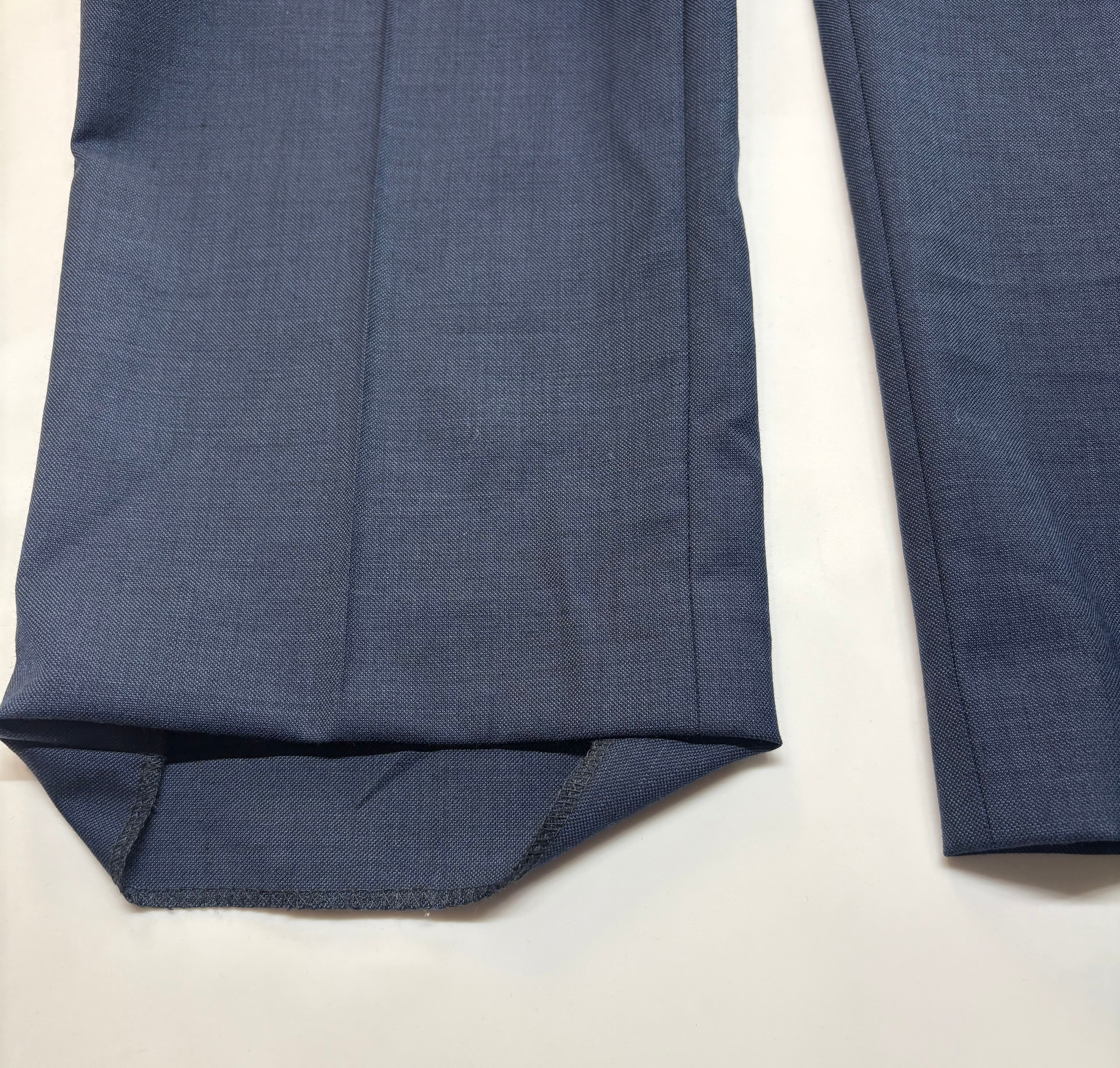 Tommy Hilfiger Mens Modern fit Wool Dress Pants 34 / 30 Blue Solid
