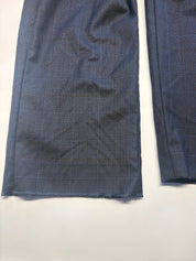 Bar Iii Mens Slim fit Wool Dress Pants 33 / 30 Navy  Blue Plaid