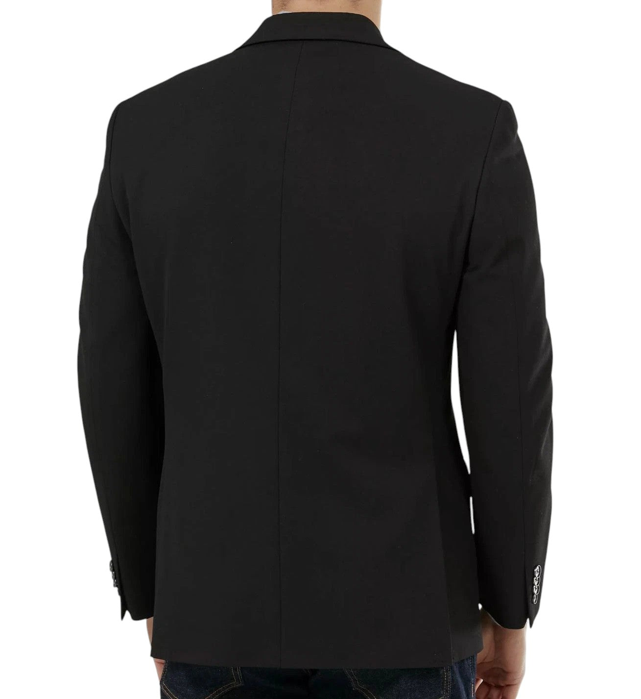 Michael Kors Mens Classic fit Sport Coat Blazer 41 R Black Solid