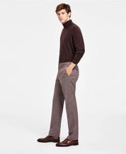 Tommy Hilfiger Mens Modern fit Dress Pants 36 / 30 Grey Plaid Stretch