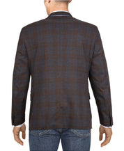 Tommy Hilfiger Mens Modern fit Sport Coat Blazer 40 S Grey Plaid