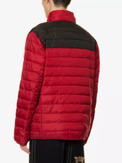 True Religion Mens Light Puffer Jacket XXL 2XL Red Dahlia Black