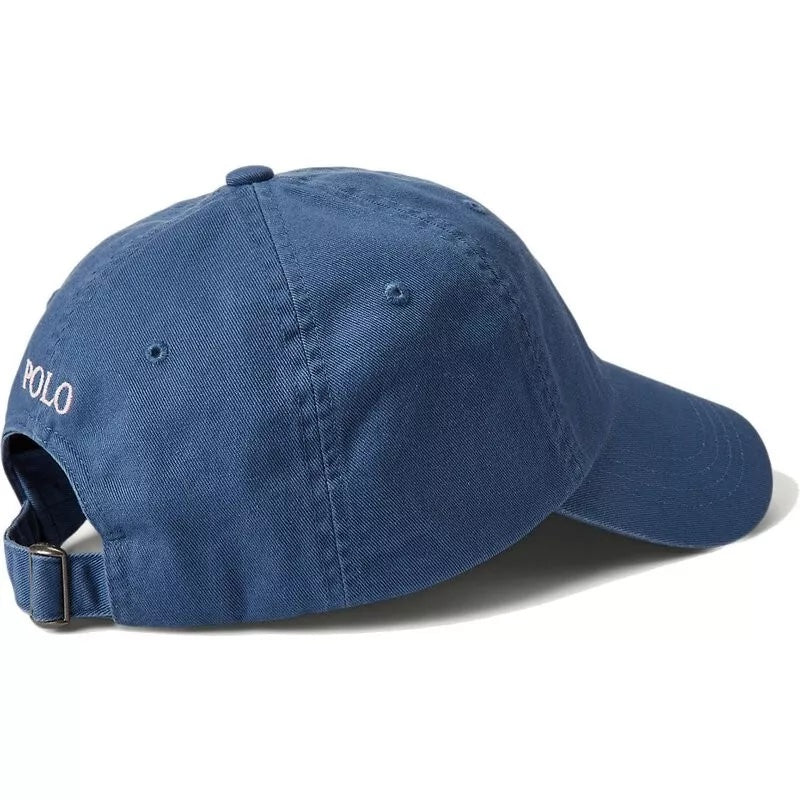 Polo Ralph Lauren Men's Cotton Chino Baseball Cap Hat Dark Blue