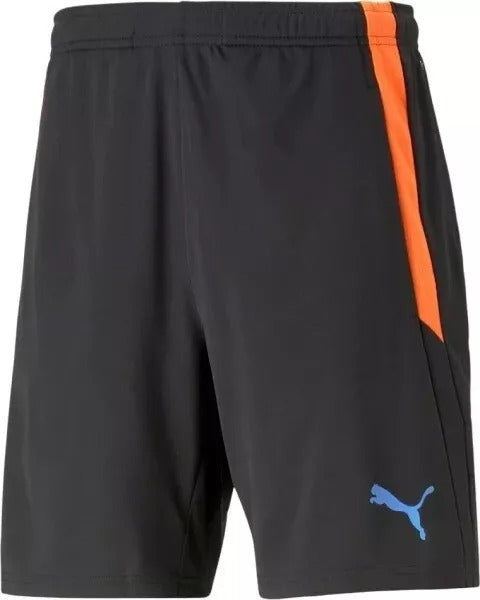 Puma Men's Team Liga Soccer Training Shorts  Black Orange XXL