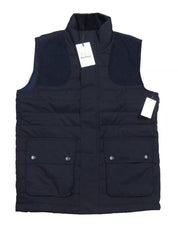 Barbour Mens Bradford Gilet Light Weight Quilted Vest Navy Blue Medium