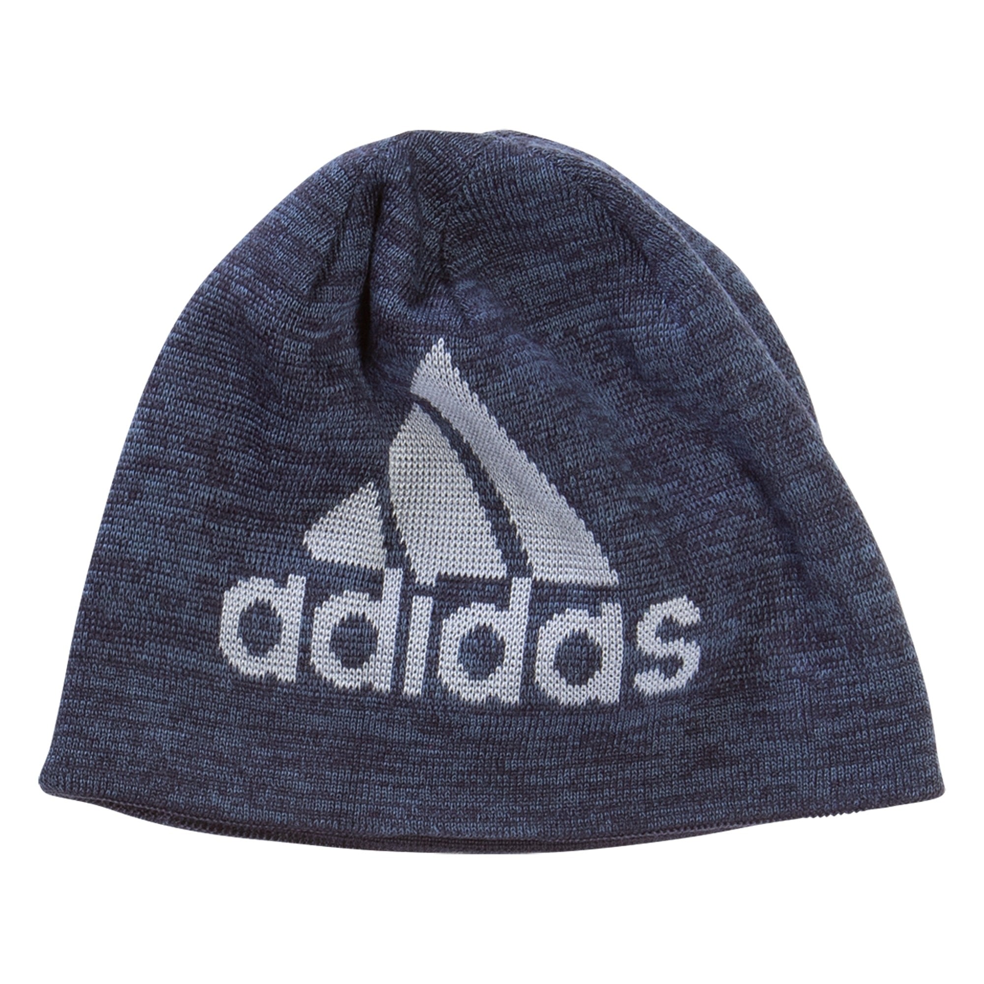 Adidas Eclipse Reversible III Beanie Hat Navy Blue / Grey