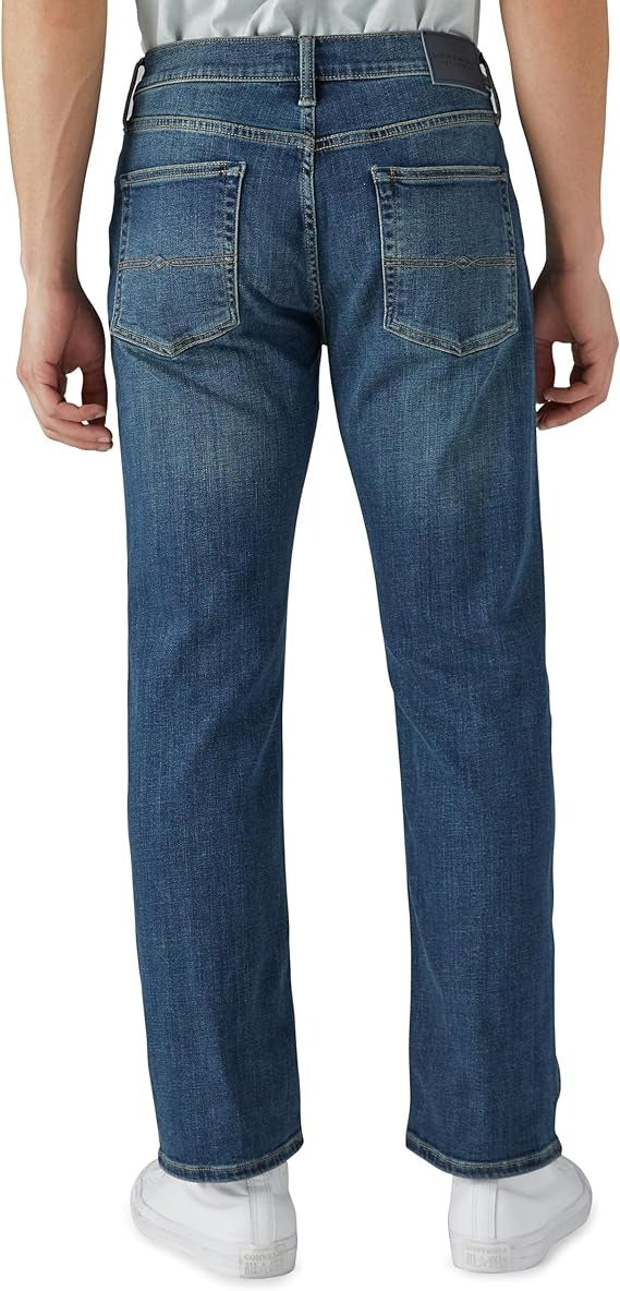 Lucky Brand Mens Straight fit 363 Vintage Denim Jeans 34 / 30 Blue Solid Stretch