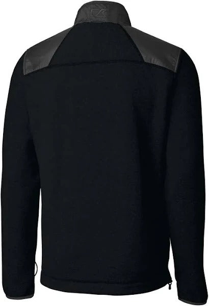 Cutter & Buck Men's Big and Tall Cedar Park Full Zip Jacket 4XLT 4XL Tall Black