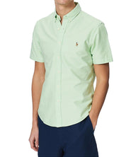 Polo Ralph Lauren Shirt Men's Green Cotton Classic Fit Button Down Shirt Small