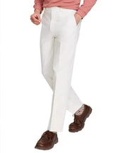 Nautica Mens Modern fit 2 Piece Suit 42 R / 36 Waist Cream White Cotton Stretch