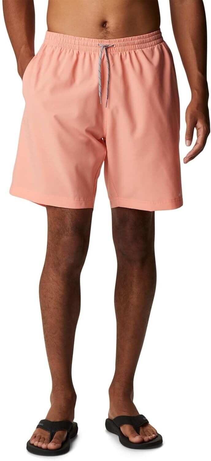 Columbia Men's Summertime Stretch Shorts Summer Peach Pink XL