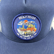 Marmot X Bronco Trucker Hat One Size Snapback Blue Arctic Navy