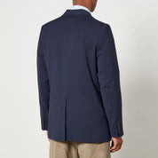 Ami Mens Regular Fit Italian Two Button Blazer Sport Coat EU 50 US 40 Navy Blue