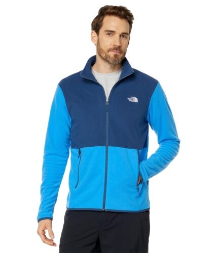 The North Face Men's Tka Full Zip Glacier Fleece Jacket XXL 2XL Blue