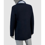 Lauren Ralph Lauren Mens Classic Double Breasted Raincoat Coat 40 S Navy Blue