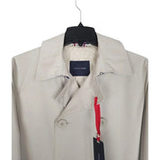 Tommy Hilfiger Mens Double Breasted Raincoat Coat 38 R Light Khaki