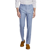 Calvin Klein Mens Slim fit Dress Pants 40 / 32 Mid Blue Solid