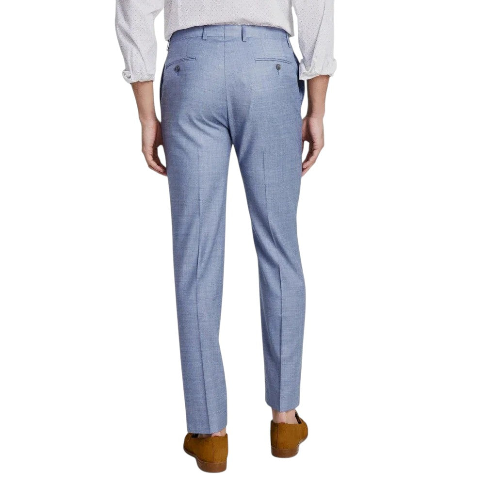 Calvin Klein Mens Slim fit Dress Pants 40 / 32 Mid Blue Solid