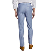 Calvin Klein Mens Slim fit Dress Pants 40 / 32 Mid Blue Solid