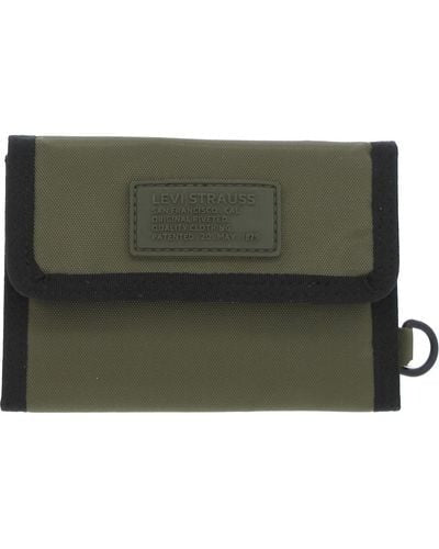 Levi's Folding Fabric Wallet One Size Green