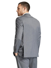 Tommy Hilfiger Mens Modern fit Suit Jacket Blazer 44 R Grey Solid Stretch