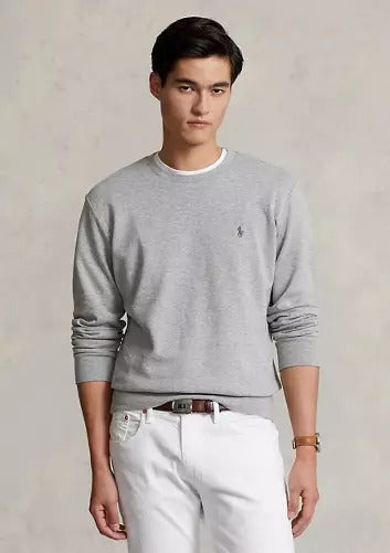 Polo Ralph Lauren Jersey Pullover Crewneck Sweatshirt Small Grey