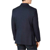 TOMMY HILFIGER Men's Modern-Fit Herringbone Sport Coat 40R Navy Blue