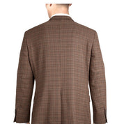 Lauren Ralph Lauren Classic Fit Stretch Sport Coat 46R Check Brown