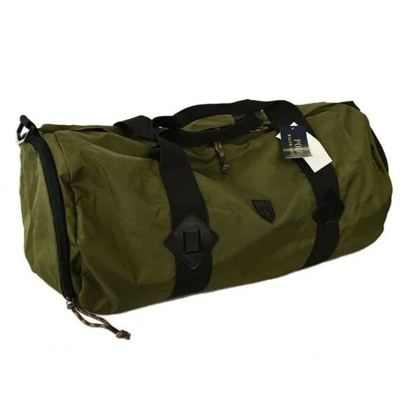 Polo Ralph Lauren Mens Canvas Duffel Bag Olive Green