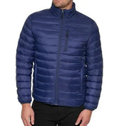 Club Room Men's Down Packable Quilted Puffer Jacket XL Navy Blue
