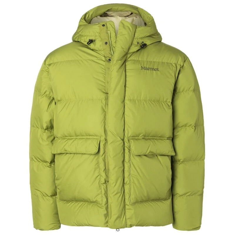 Marmot Mens Stockholm Classic fit Puffer Jacket Coat XXL Green Solid
