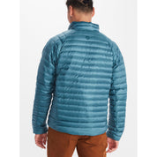 Marmot Mens Hype Quilted Full Zip Coat Jacket Moon River Blue Large