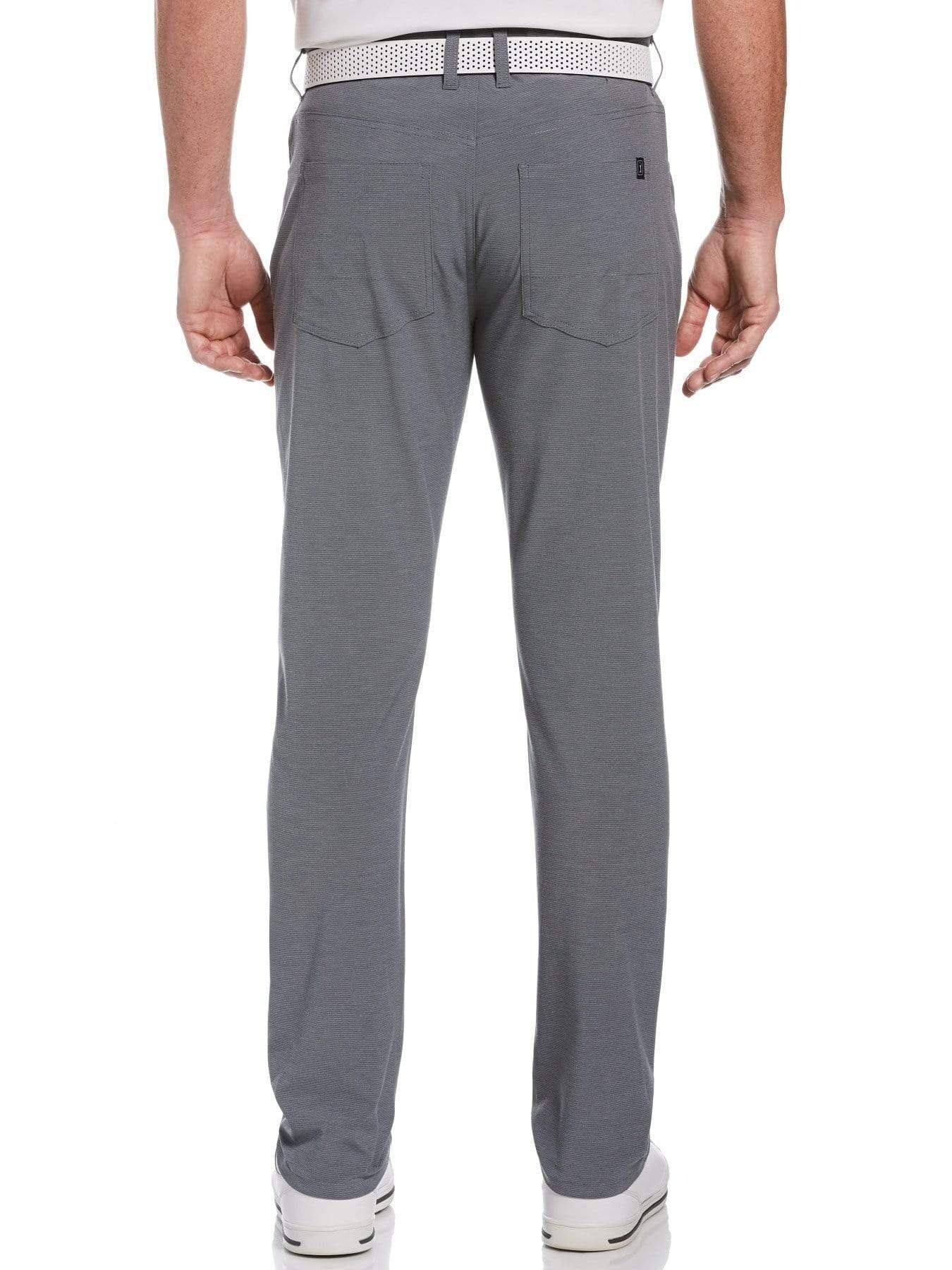 PGA TOUR Mens Horizon Flat Front Pants Dark Grey Heather 40 x 30
