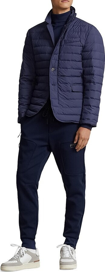 RLX Ralph Lauren Water-Repellent Puffer Down Jacket Medium Navy Blue