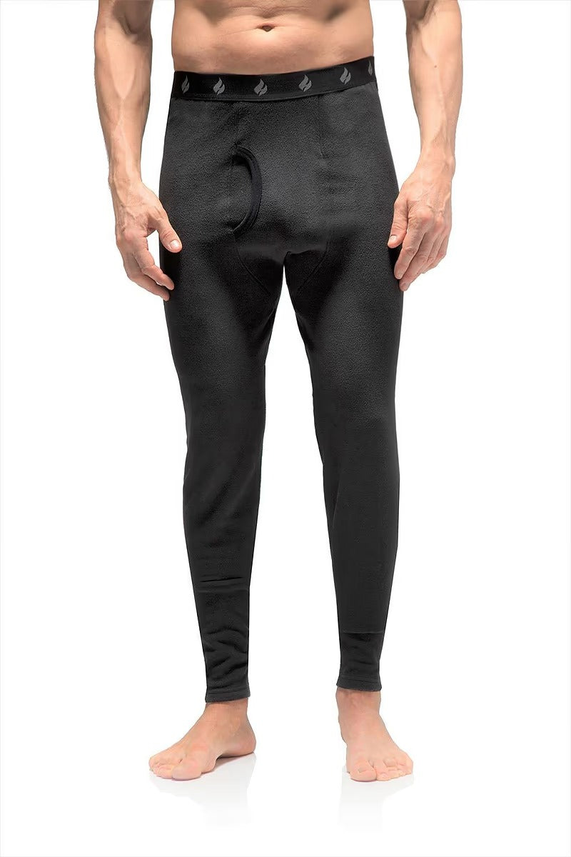 Heat Holders Mens Original Thermal Base Layer Pants Black Medium