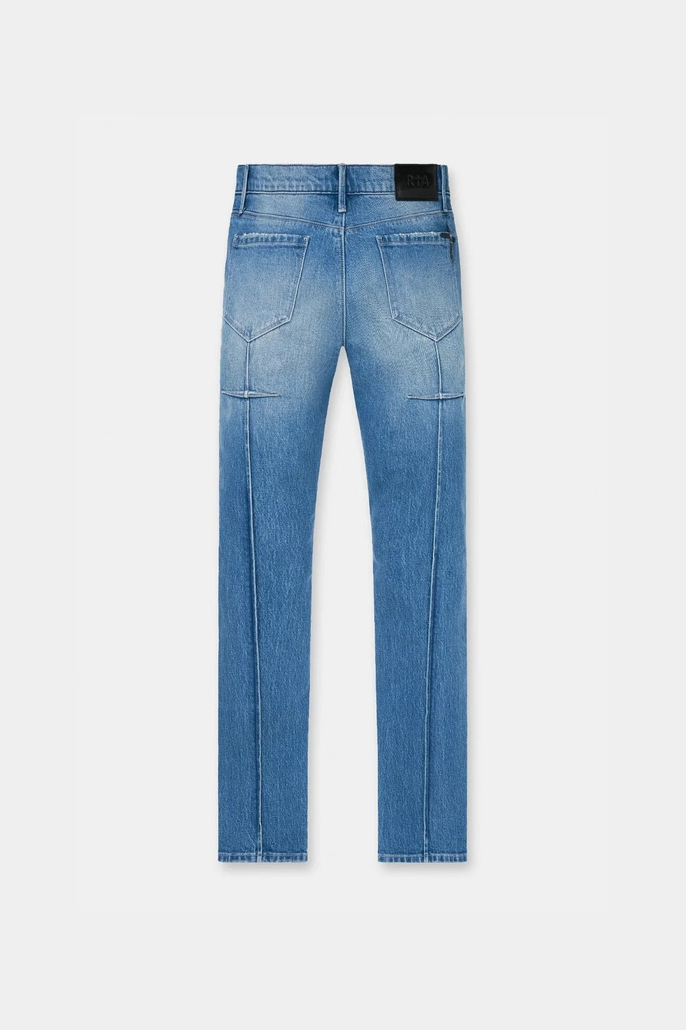 RTA Mens Clayton Skinny Fit Blue Jeans 32 x 32 Distressed