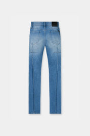 RTA Mens Clayton Skinny Fit Blue Jeans 32 x 32 Distressed