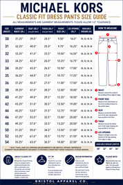Michael Kors Mens Classic fit Cotton Dress Pants 32 / 32 Berry Red Solid