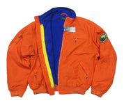 Polo Ralph Lauren Men's College Orange Sportsmen Graphic Fleece Full Zip Jacket Orange Small