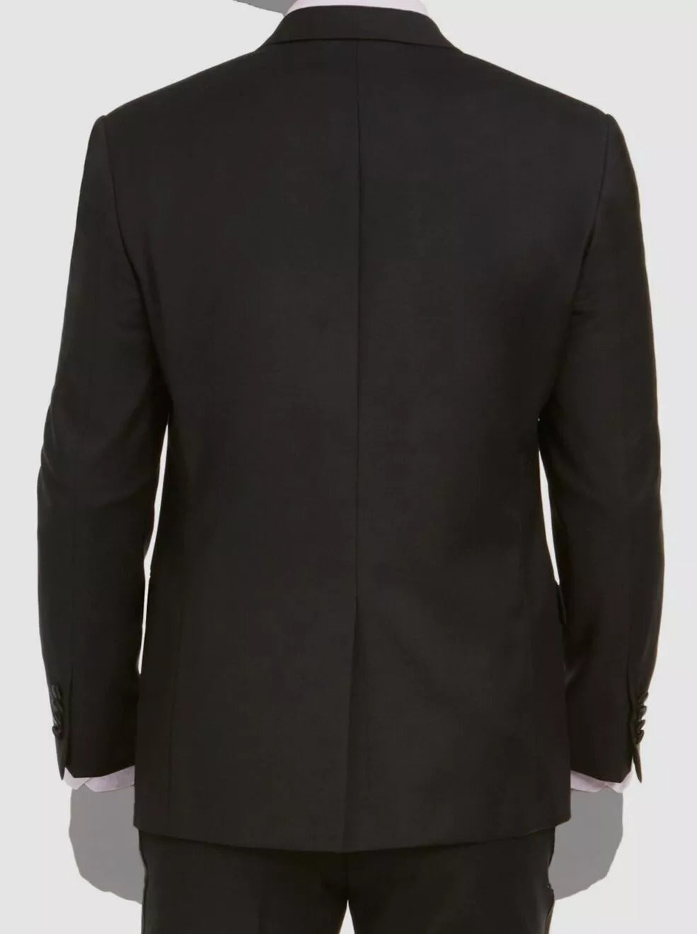 Lauren Ralph Lauren Mens Classic fit Tuxedo Suit Jacket Blazer 60 R Black Solid