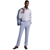 Dkny Mens Modern fit Dress Suit Pants 39 / 32 Light Blue Solid Stretch