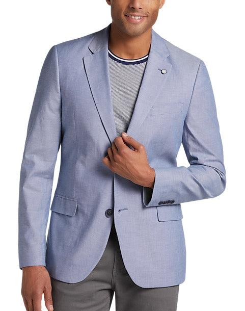 Nautica Mens Modern fit Sport Coat Blazer 36 R Blue Solid