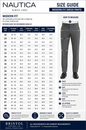 Nautica Mens Modern fit Dress Pants 36 / 29 Beige Solid
