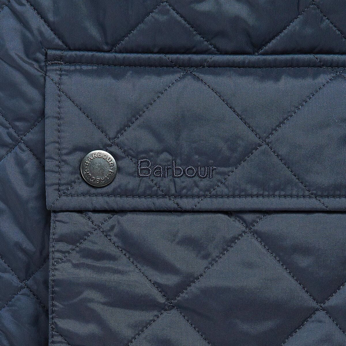 Barbour Mens Ashby Quilted Coat Medium Navy Blue